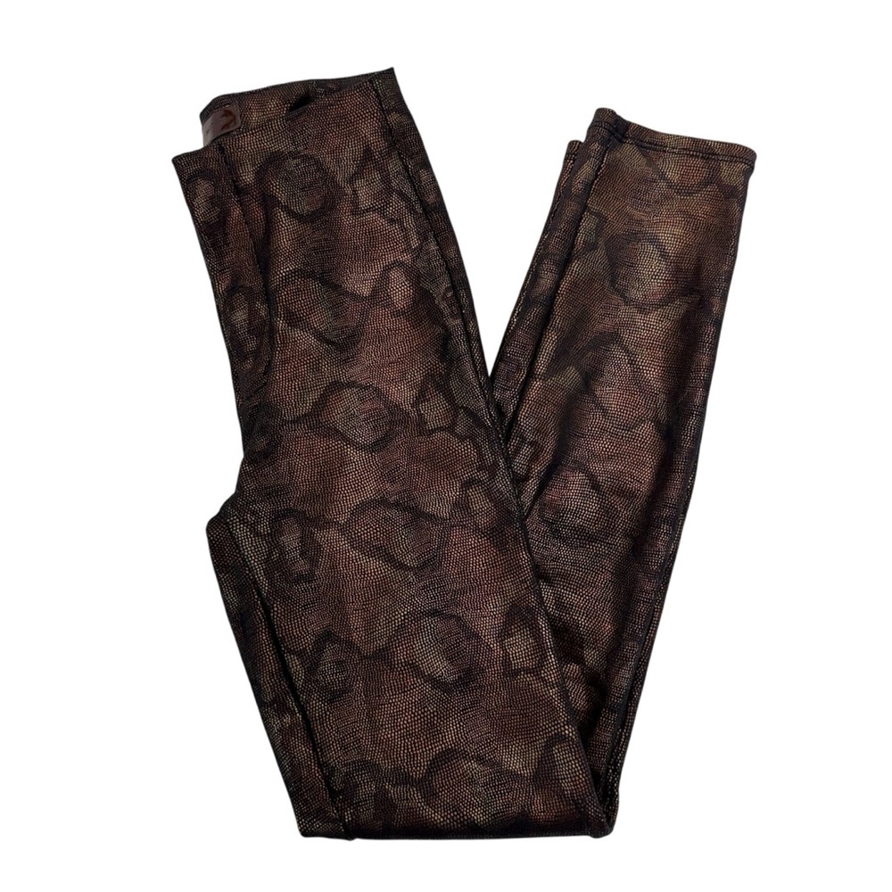 MOTHER High Waisted The Looker 24 Black Snake Skin Pants - Picture 13 of 16
